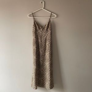 Cheetah Print Midi Dress